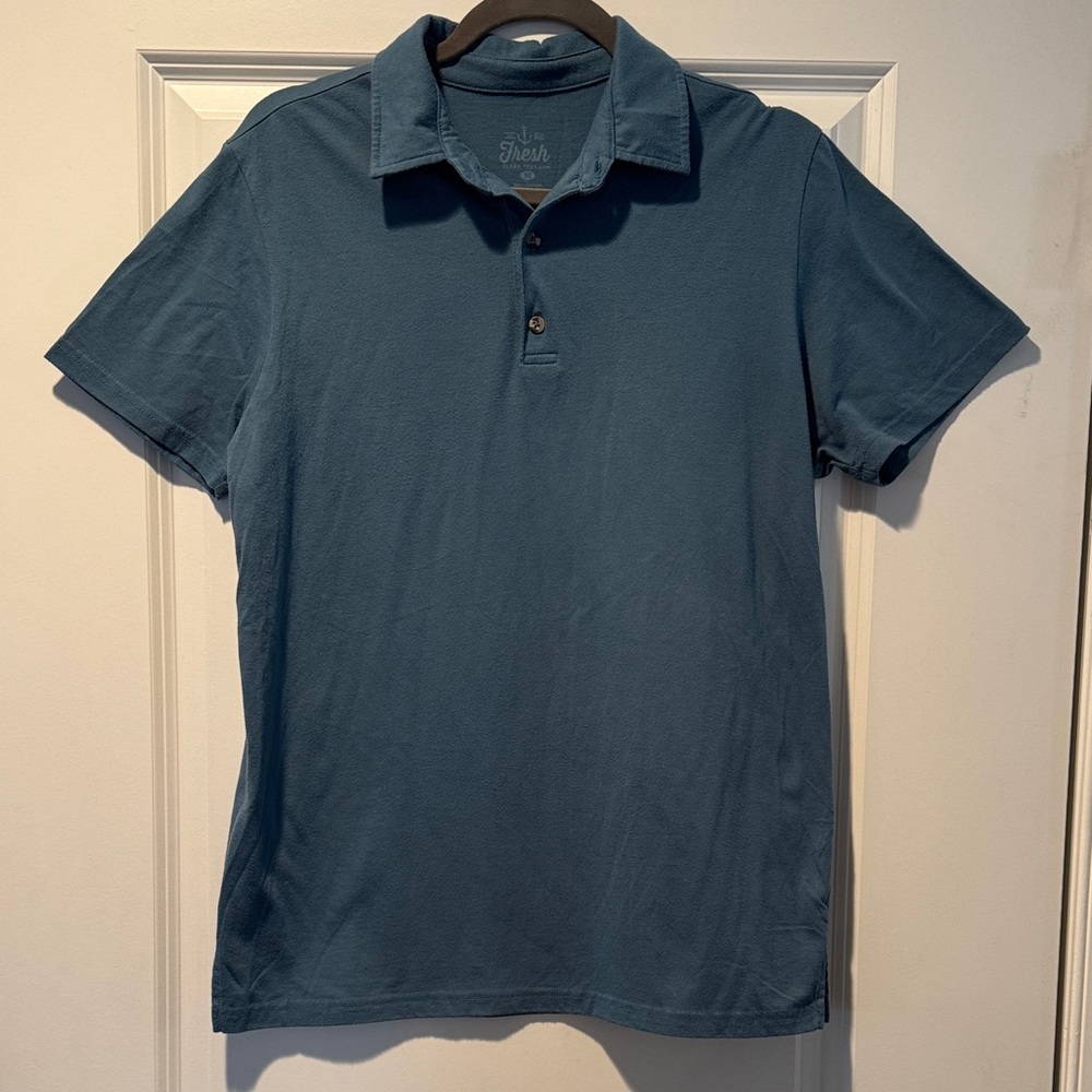 Fresh Clean Tees Teal Men's Polo Shirt